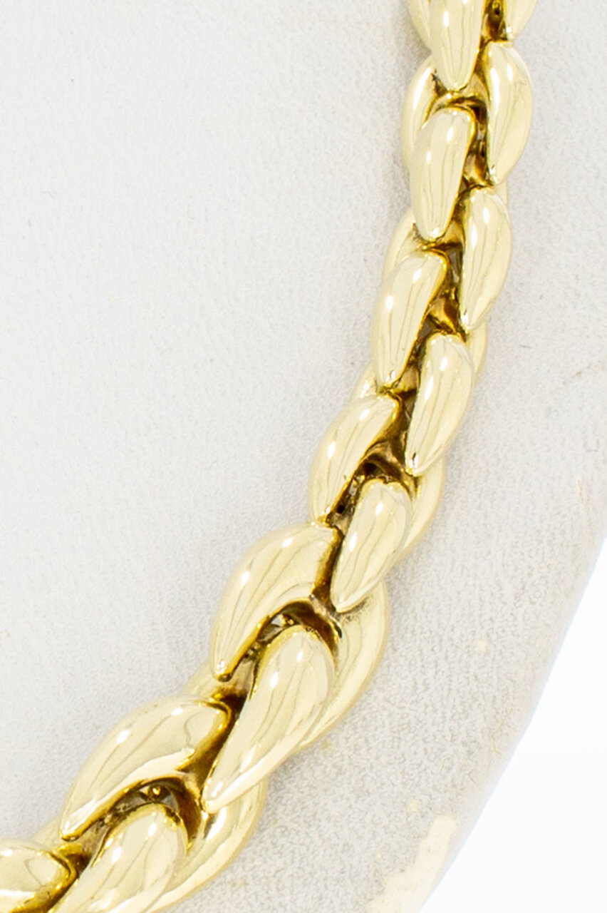 14 Karaat gouden oplopend Anker Collier - 44,4 cm
