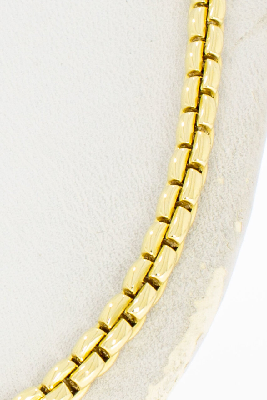 18 Karaat gouden Anker Collier - 46,8 cm