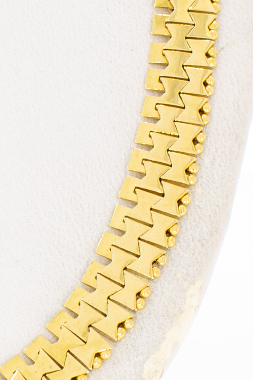 18 Karaat geel gouden Vintage Collier - 43,3 cm