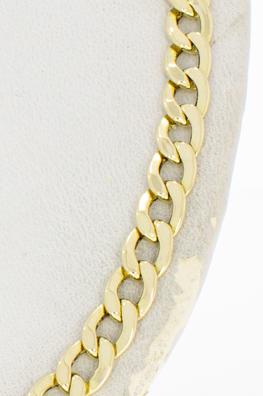 14 karaat gouden ''open'' Gourmet ketting - 51,5 cm