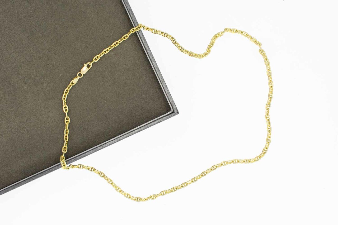 14 Karaat gouden Anker schakel ketting - 47,3 cm