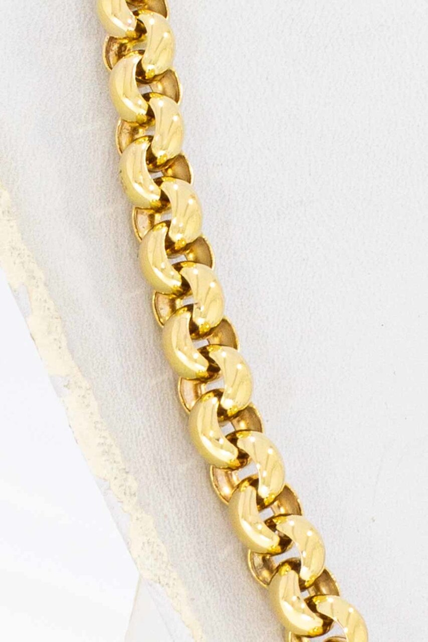 14 Karaat gouden Jasseron halsketting - 54,3 cm