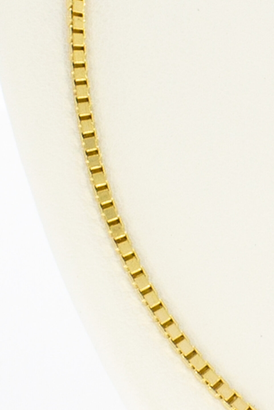 Venetiaanse ketting 18 karaat goud - 45 cm