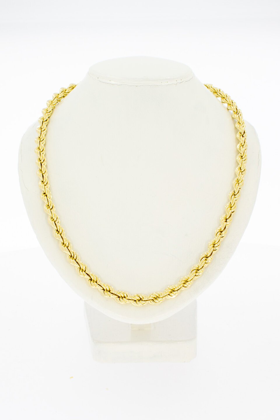 Koord ketting 14 karaat goud - 61,5 cm