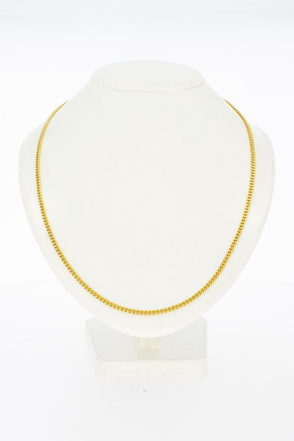 18K gouden Gourmet Ketting - 53,8 cm