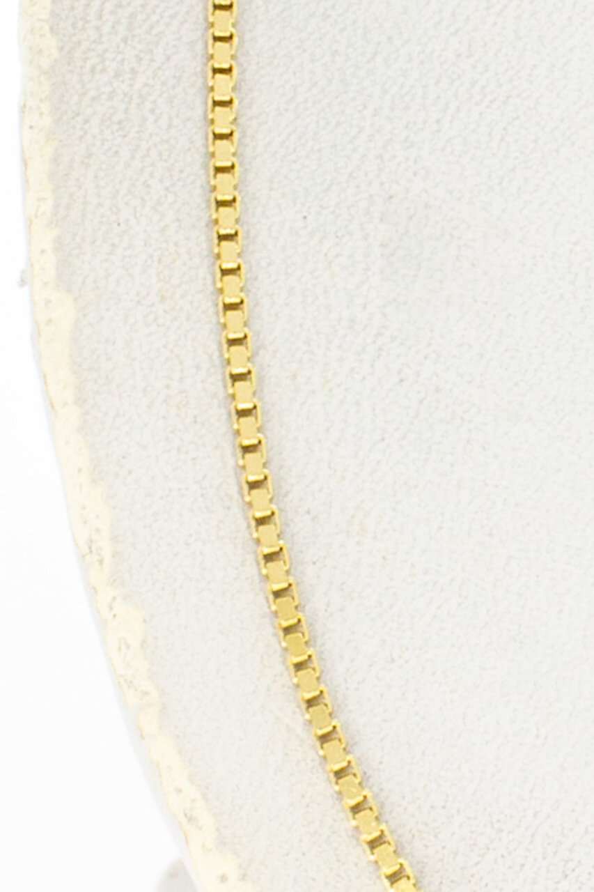18 Karaat geelgouden Venetiaanse Ketting - 46 cm