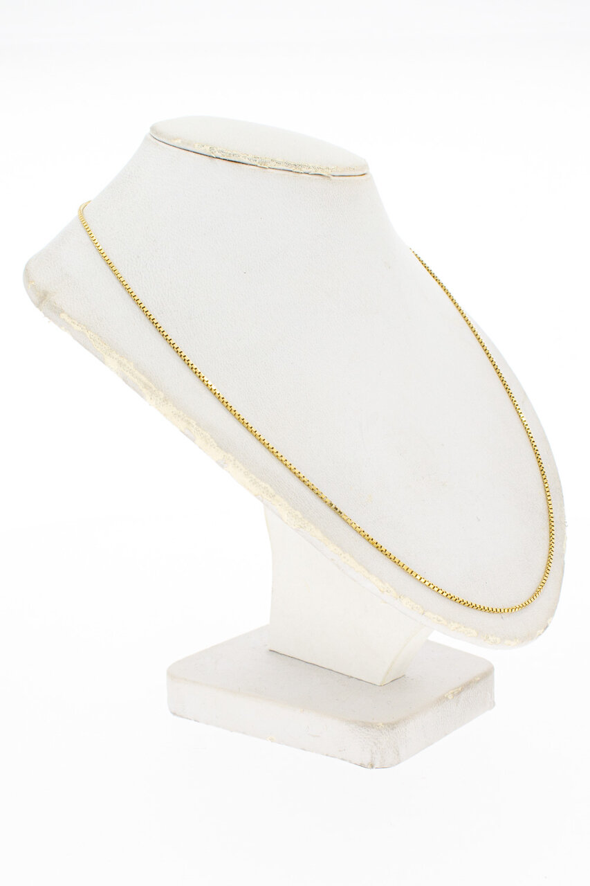 18 Karaat  geelgouden Venetiaans Collier - 31 cm