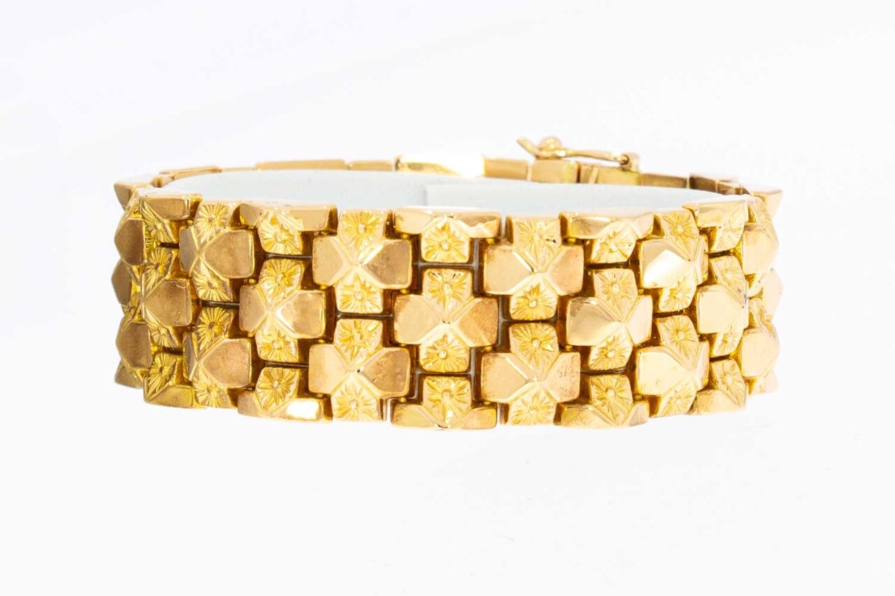 18 Karaat gouden Vintage armband - 15,7 cm