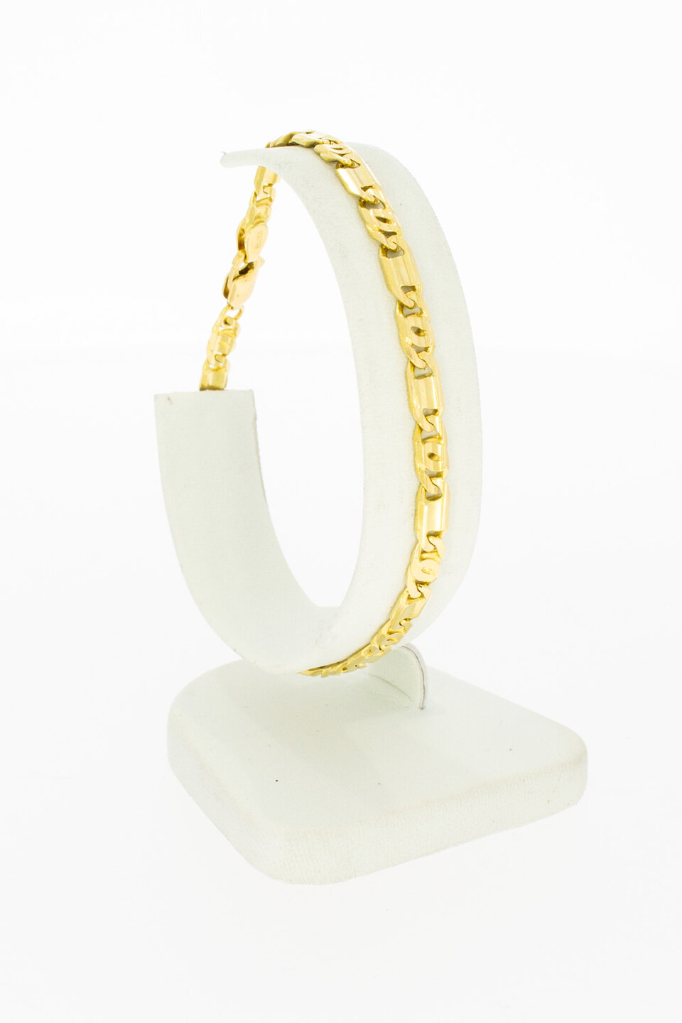 18 Karaat Valkoog armband goud - 19,9 cm