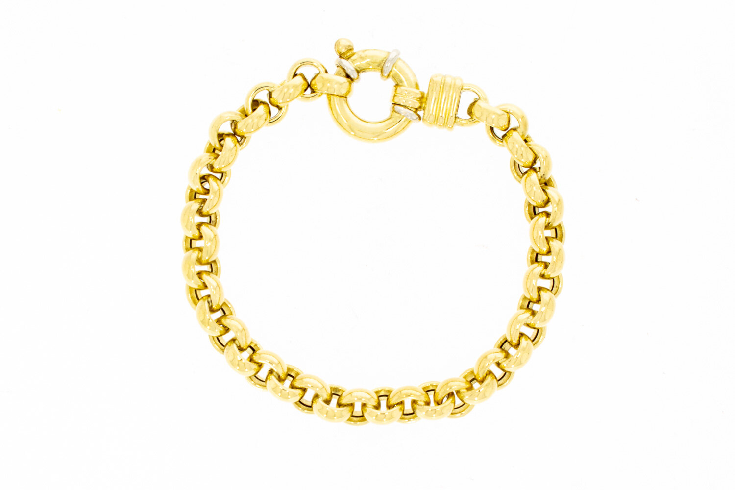 Gouden 18 karaat Anker Armband - 18,9 cm