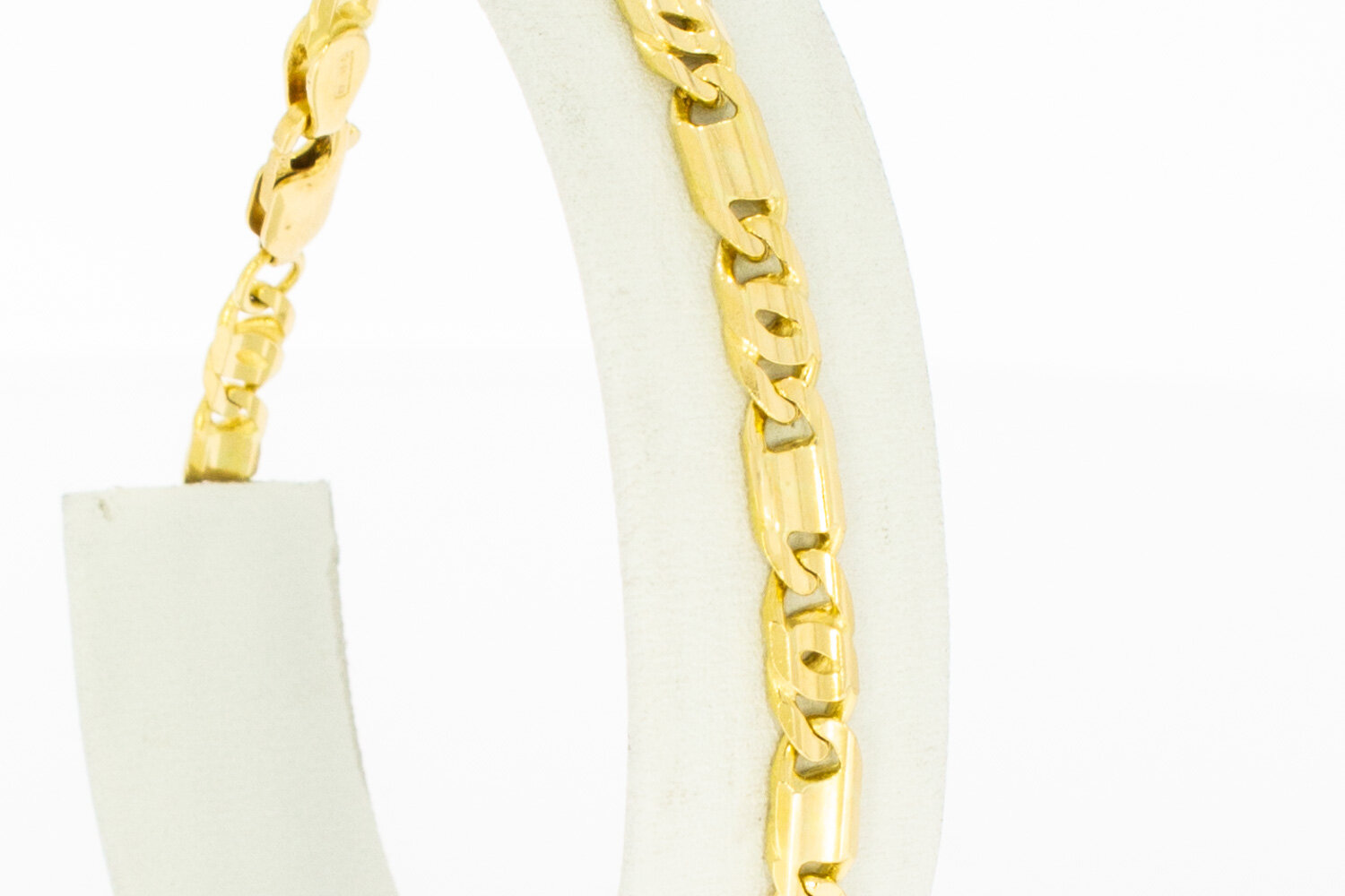 18 Karaat Valkoog armband goud - 19,9 cm