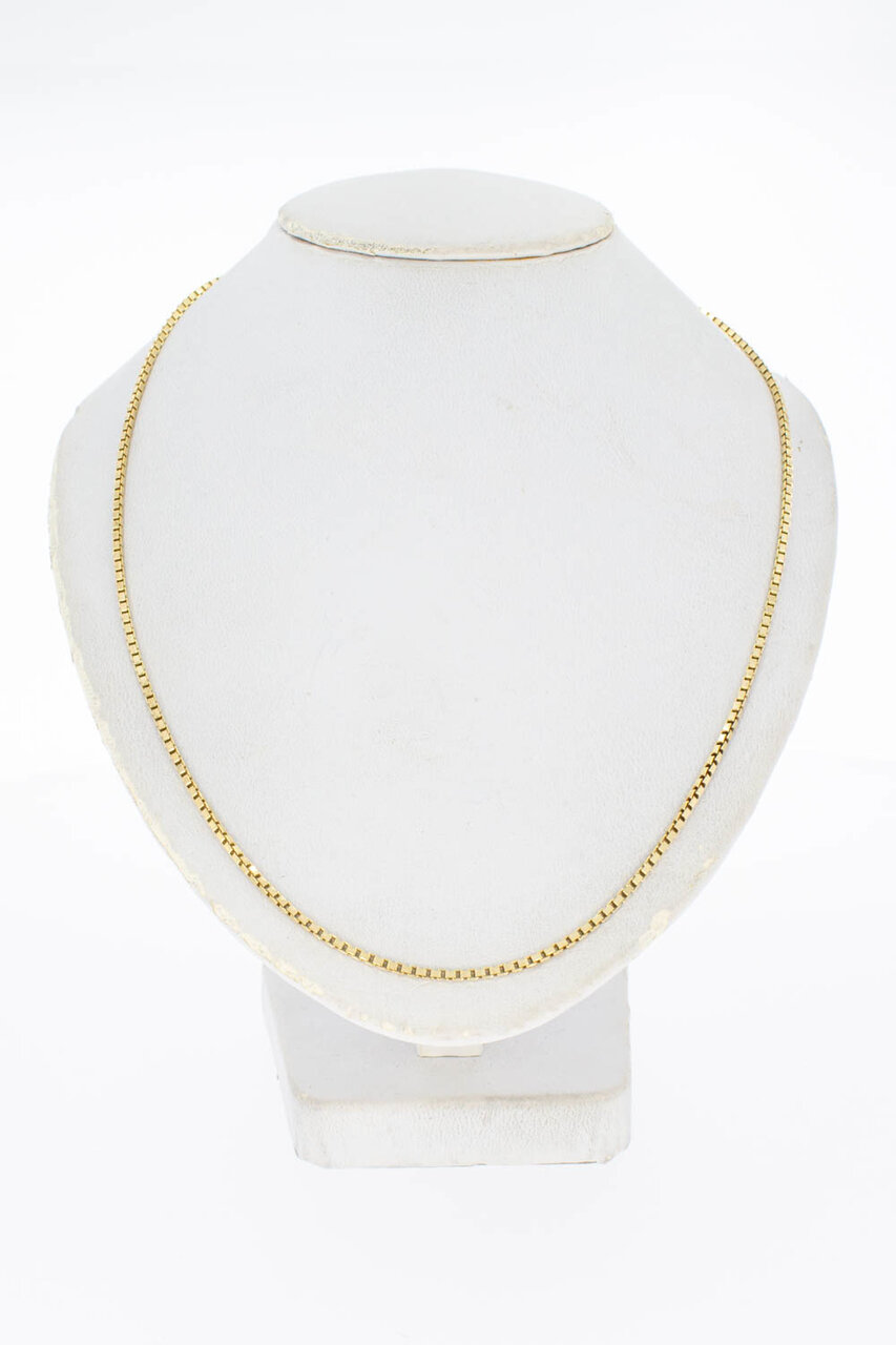 18 Karaat Venetiaanse gouden ketting - 52,5 cm