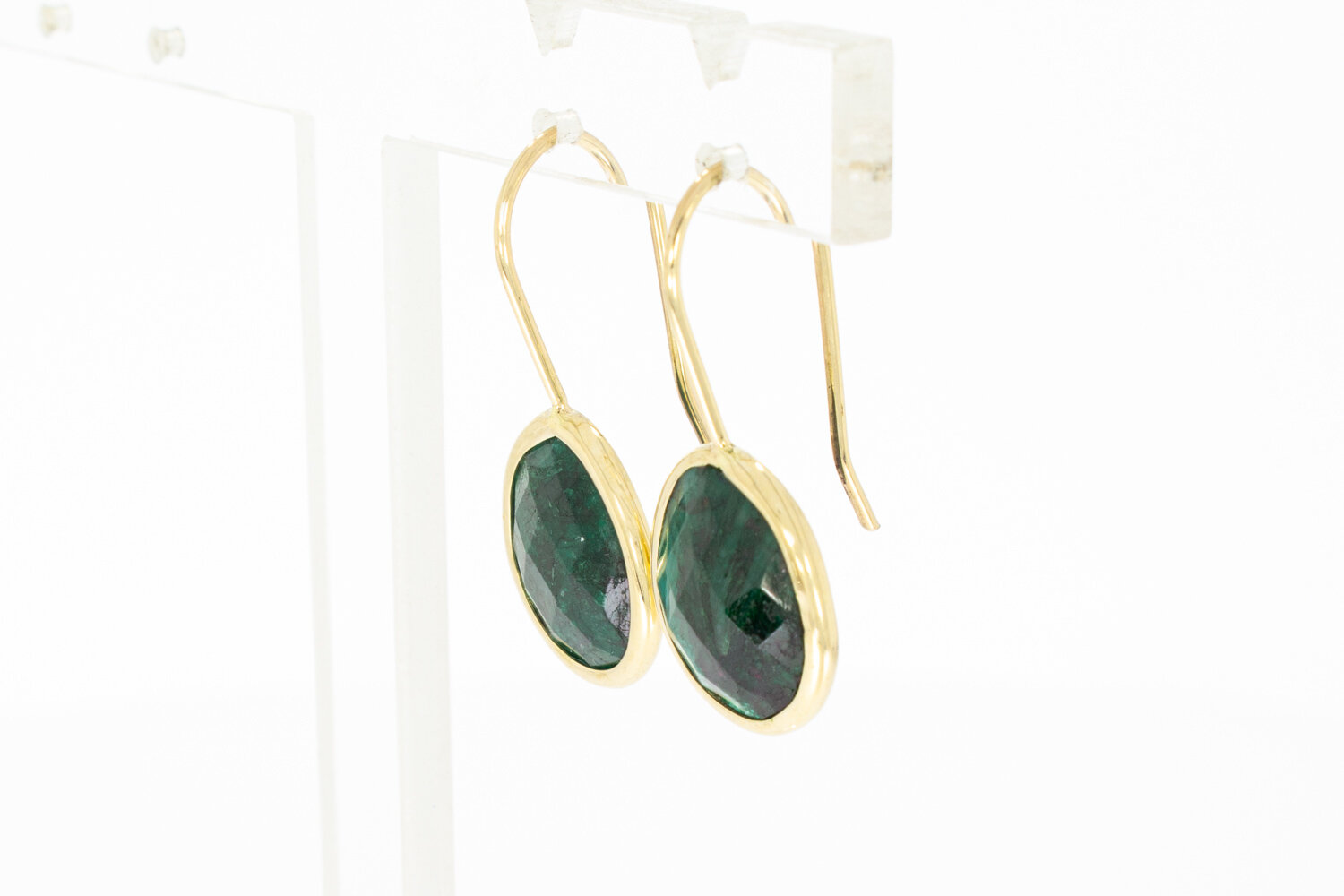Geel gouden oorhangers laten maken