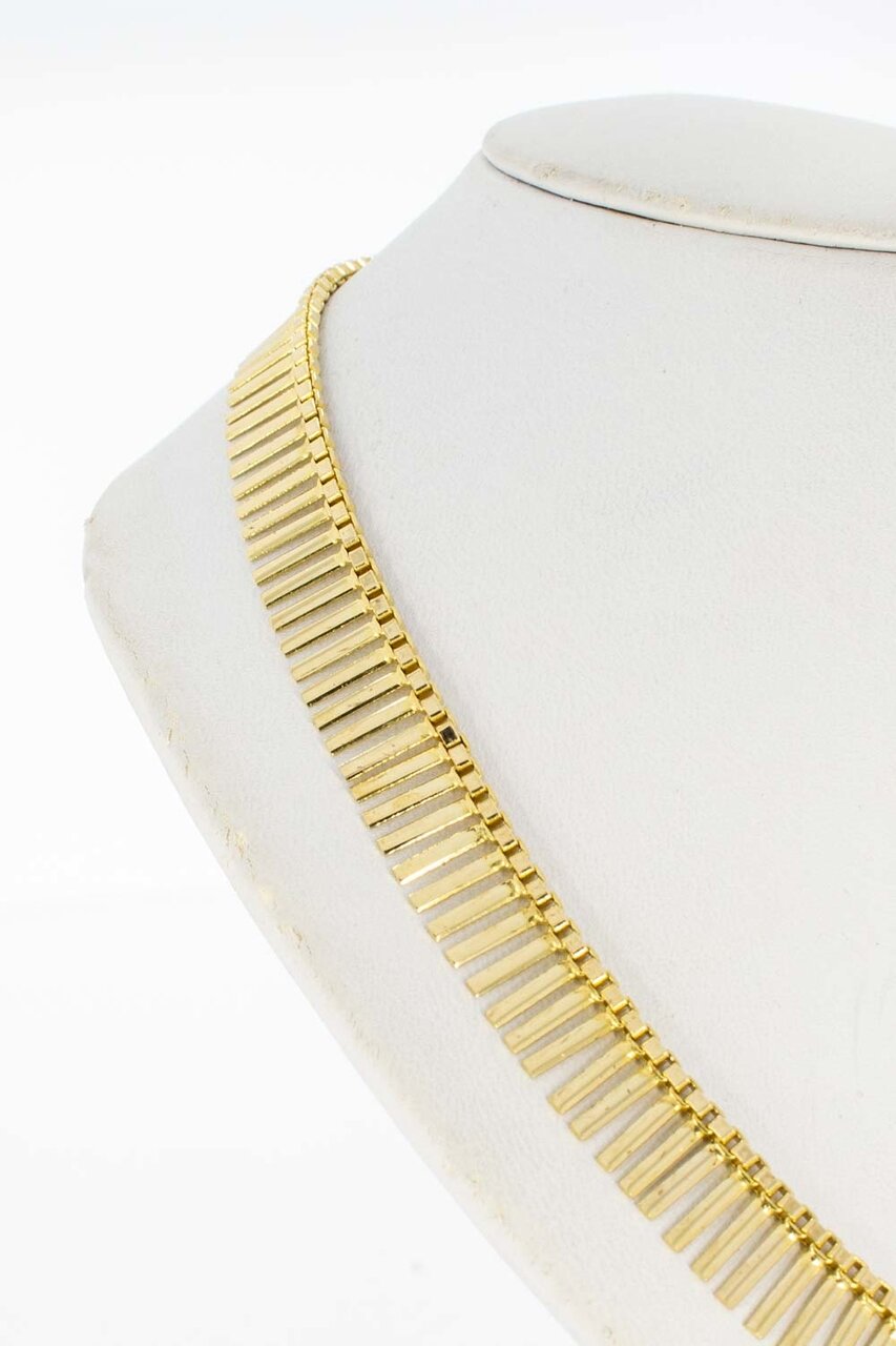 14 Karaat gouden Zonnestraal ketting - 48,5 cm
