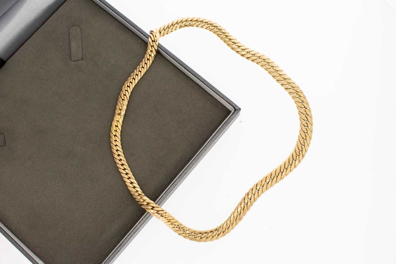 18 Karaat goud oplopend Collier - 45,5 cm