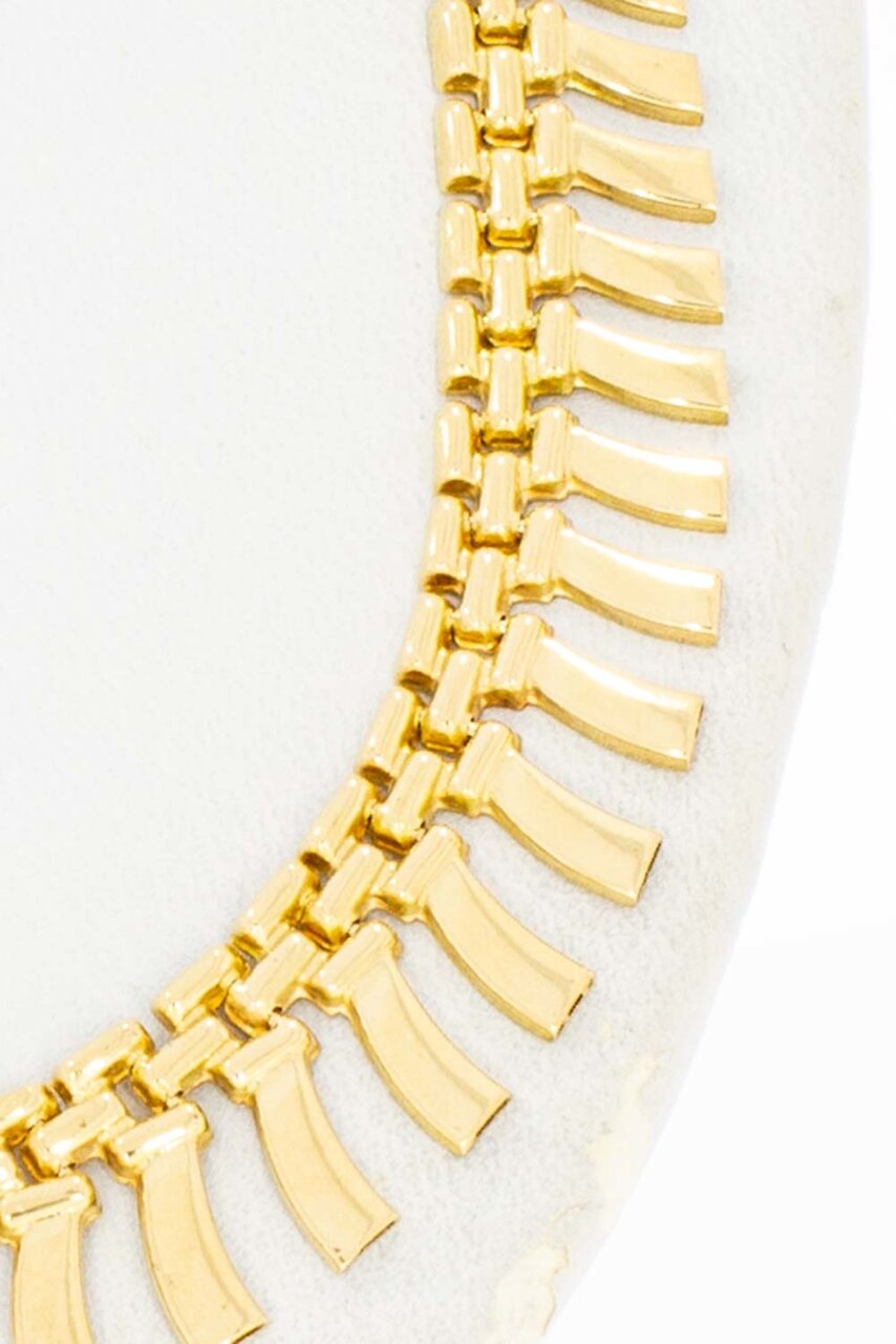 18 Karaat gouden Zonnestraalketting - 44,7 cm