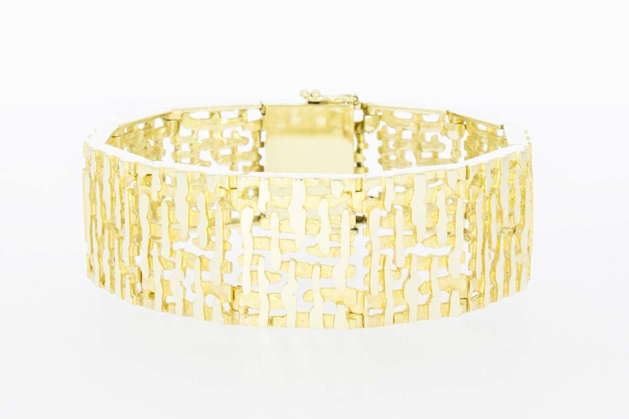 14 Karaat gouden Vintage armband - 18,8 cm