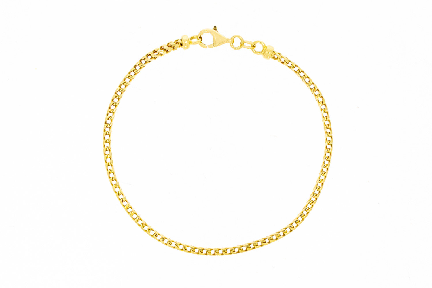 Vossenstaart armband 18K goud - 21,1 cm