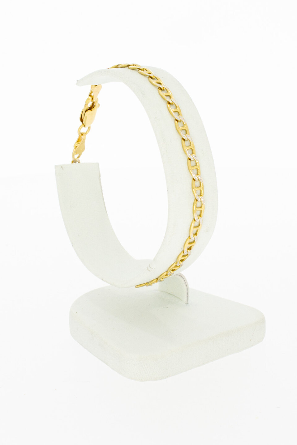18 Karaat goud Ankerarmband - 18,8 cm