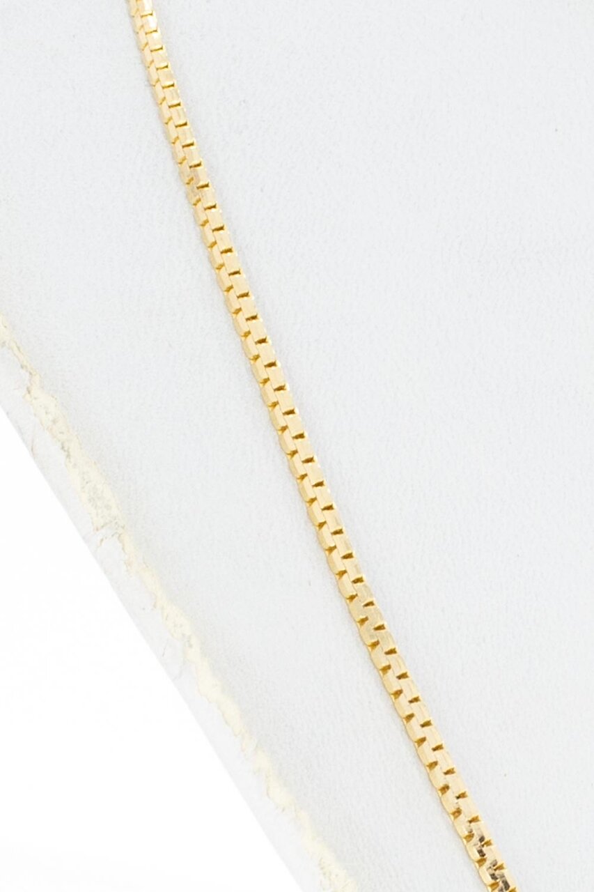 14 Karaat gouden Fantasie Collier - 46 cm