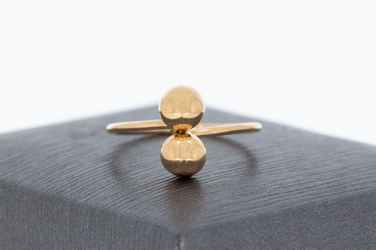 14 karaat rose gouden Fantasie ring - 15,9 mm