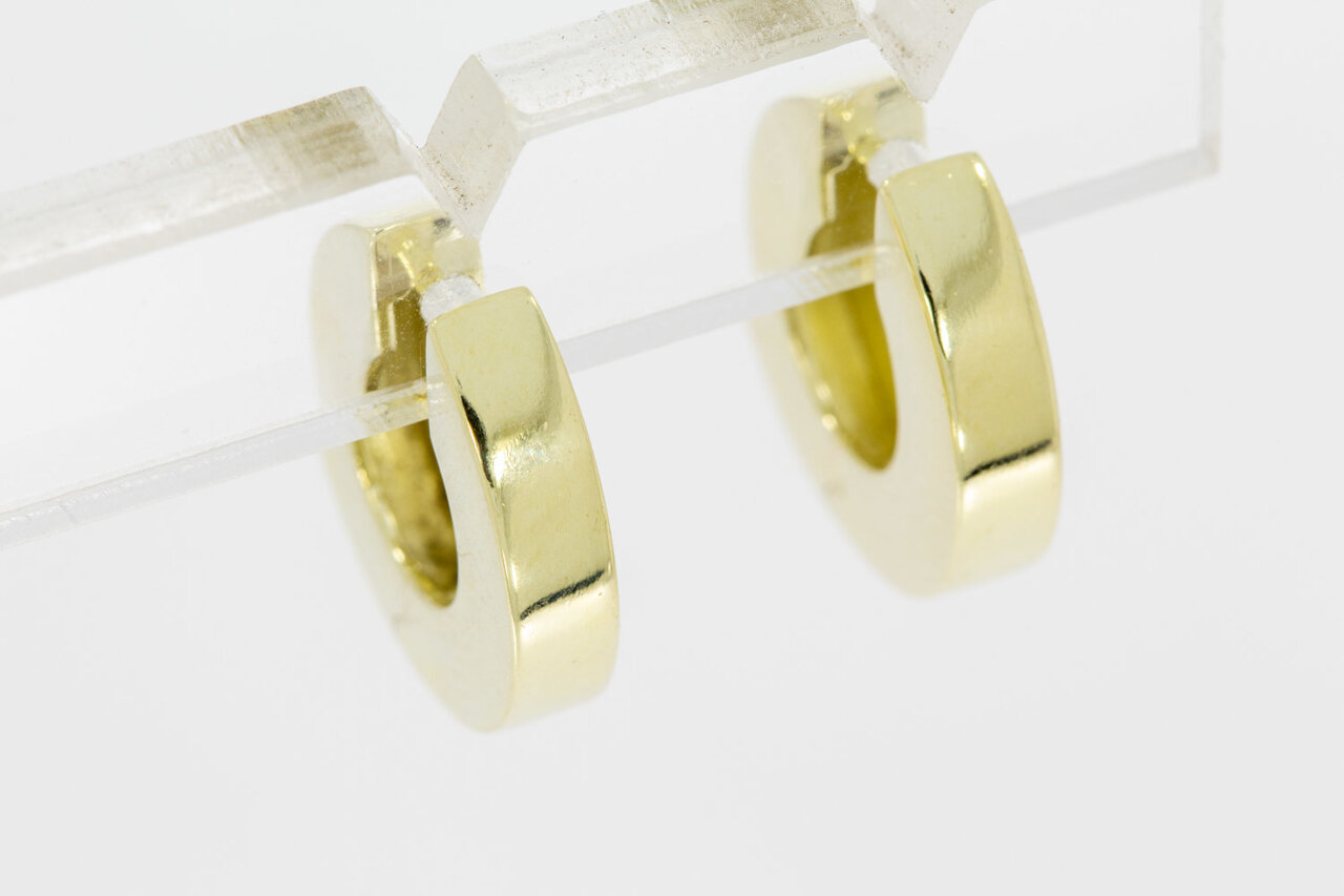 14 Karaat geel gouden Creolen - 16 mm