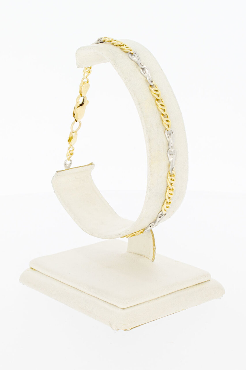 14 Karaat gouden Valkoog armband - 20,9 cm