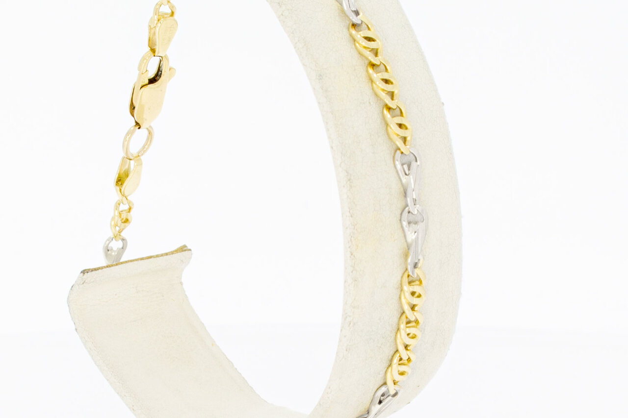 14 Karaat gouden Valkoog armband - 20,9 cm