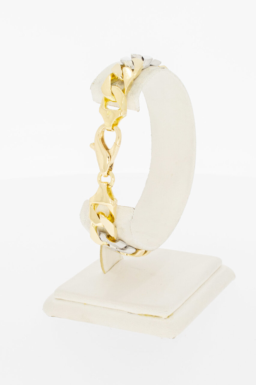18 Karaat Gourmet goud armband - 20,3