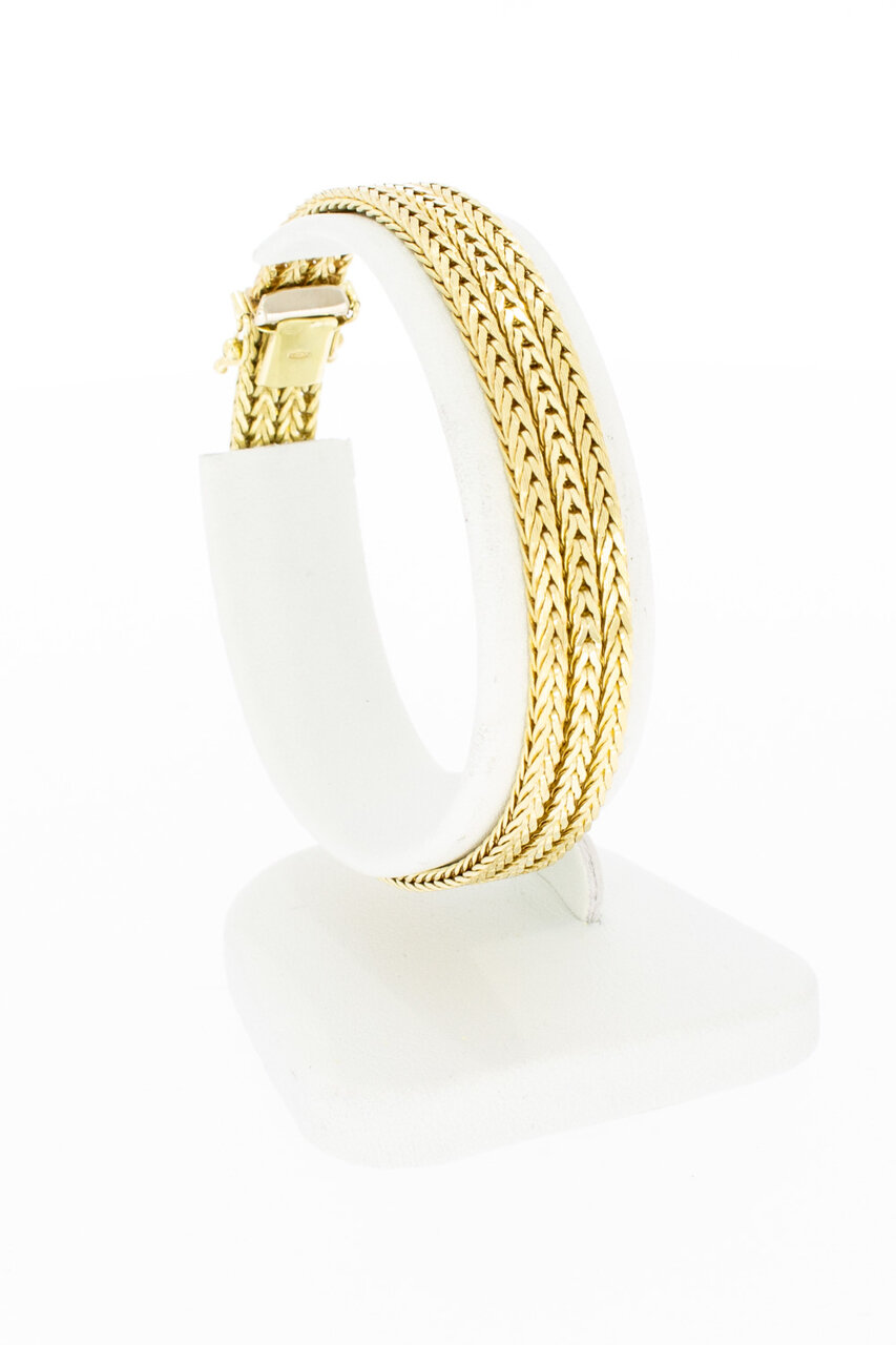 14 karaat goud Vintage armband - 18,5 cm