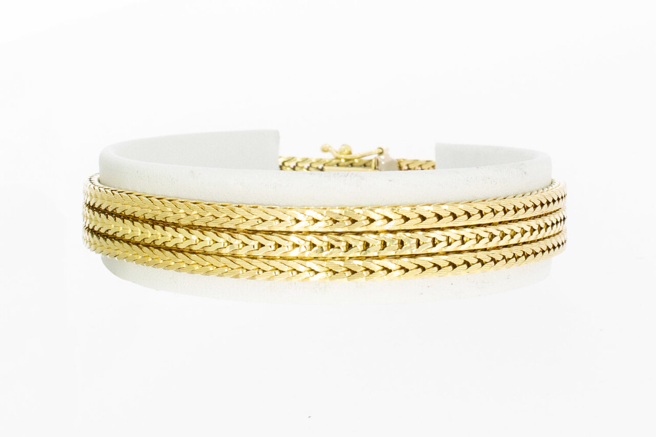 14 karaat goud Vintage armband - 18,5 cm