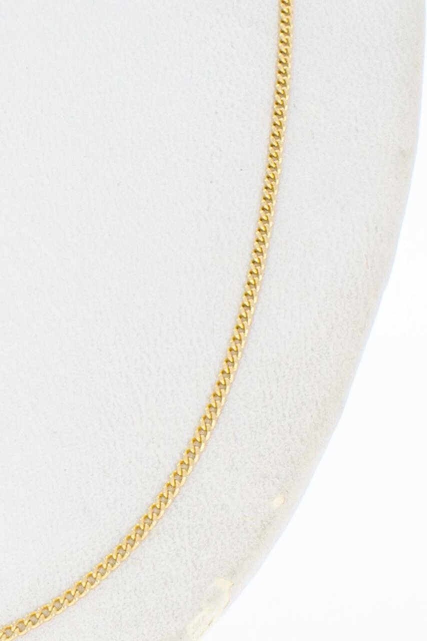 Gouden damesketting 14 Karaat - 46,5 cm