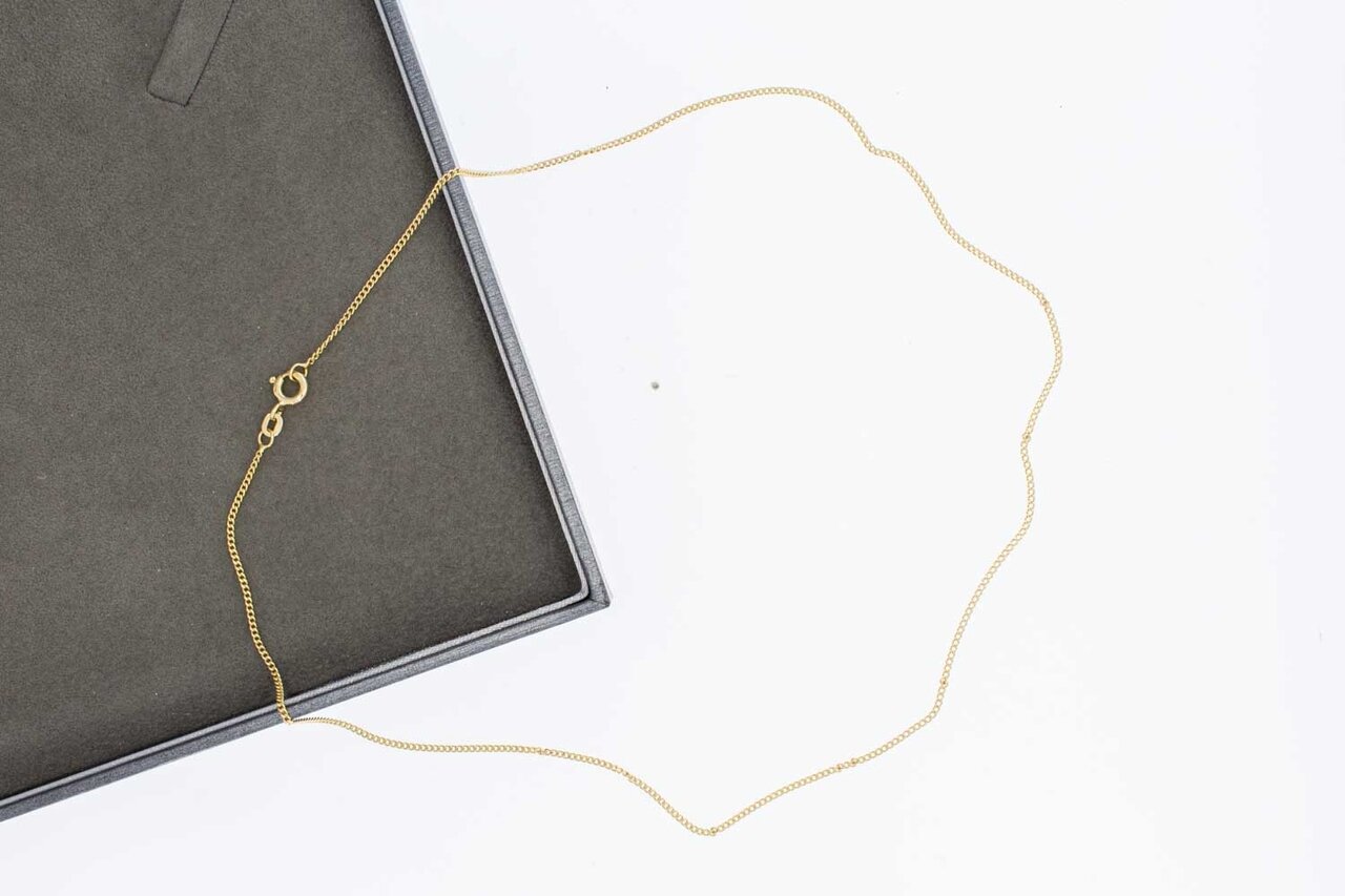 Gouden damesketting 14 Karaat - 46,5 cm