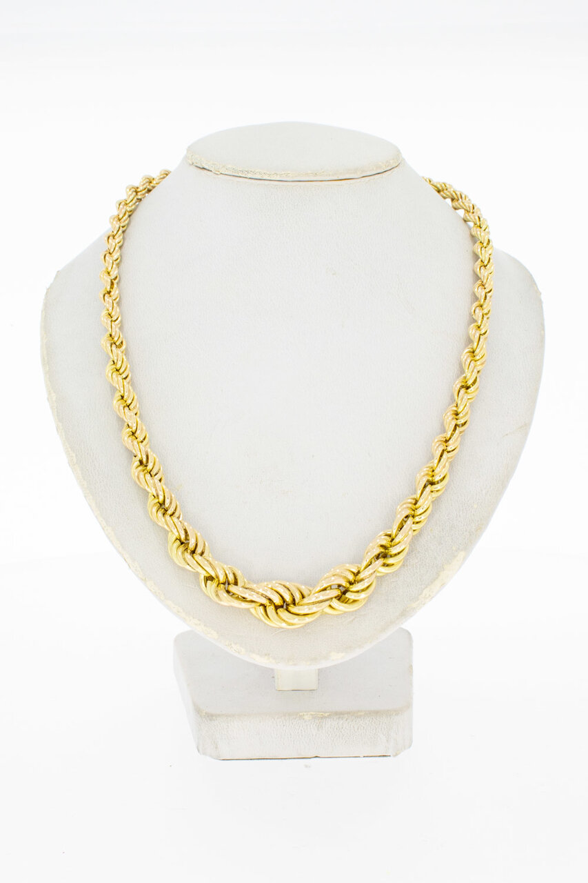 18 Karaat gouden Koord ketting - 62,2 cm