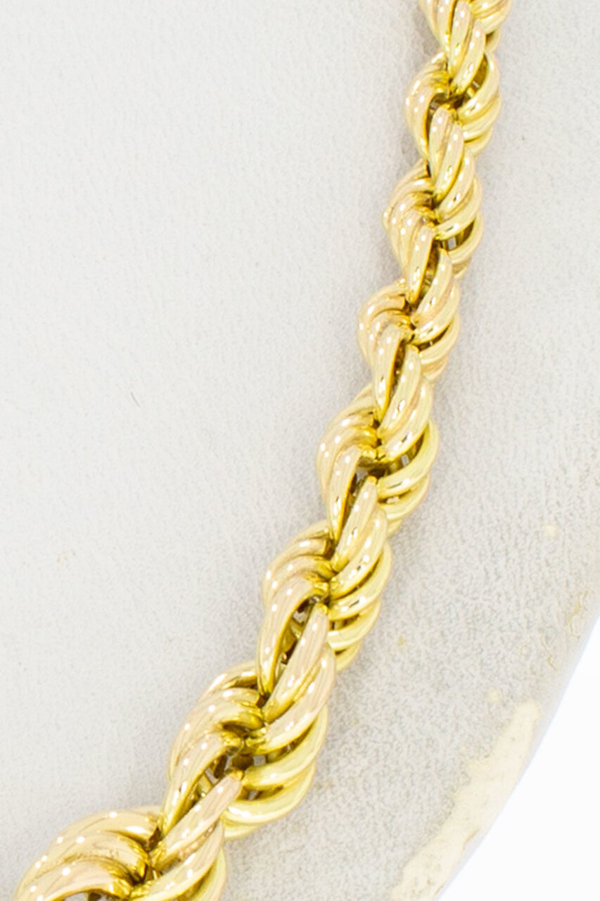 18 Karaat gouden Koord ketting - 62,2 cm