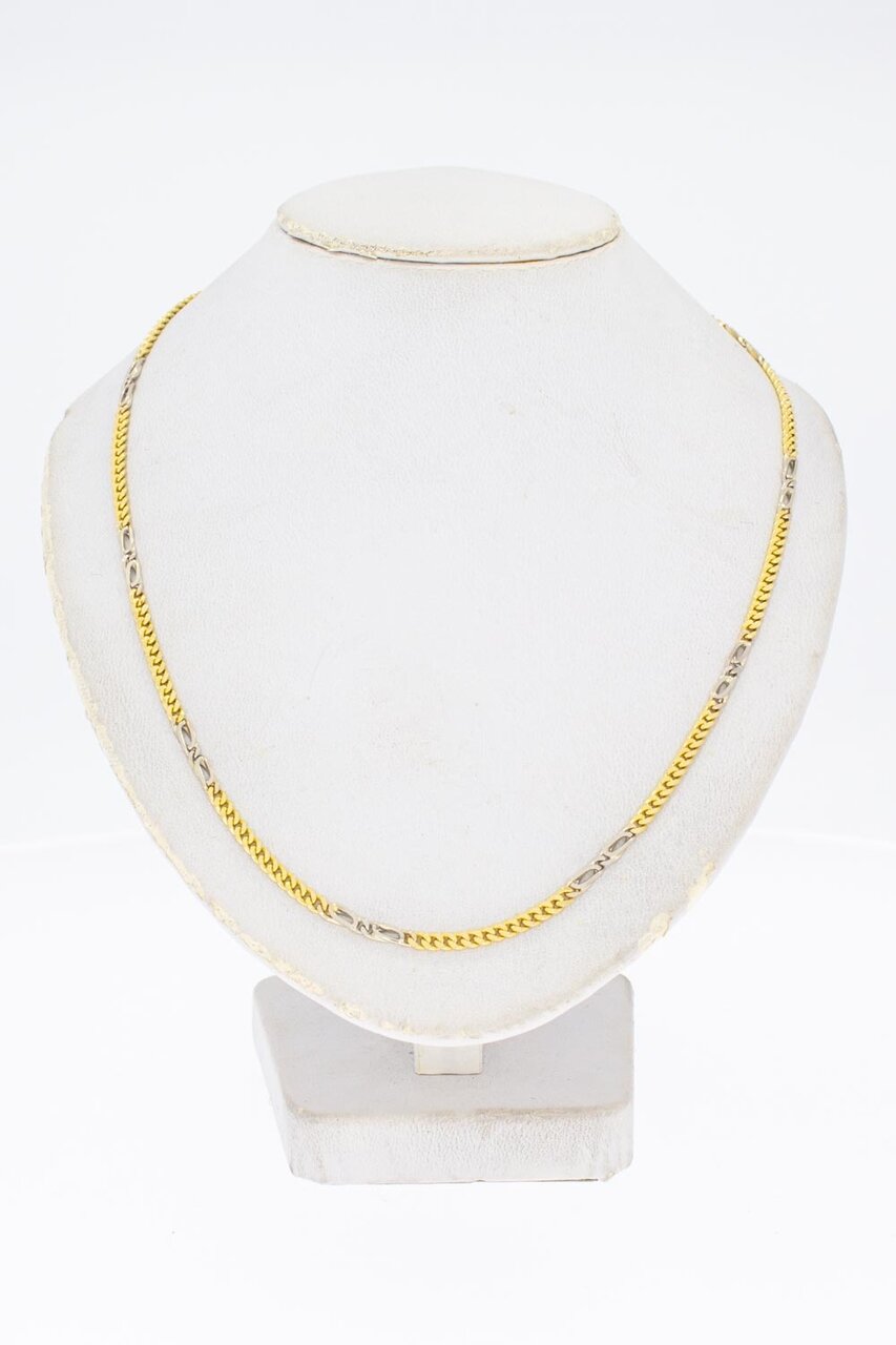 18 Karaat gouden Gourmetketting - 50,1 cm