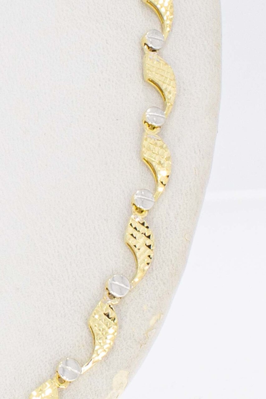 14 Karaat gouden damesketting - 45,5 cm