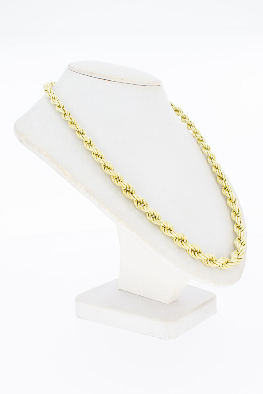 Gouden 14 Karaat Koordketting - 47,6 cm