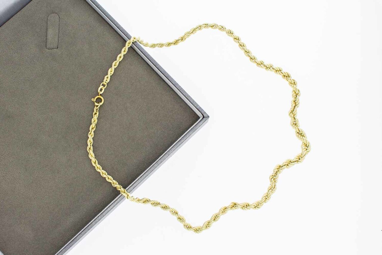 Gouden 14 Karaat Koordketting - 47,6 cm