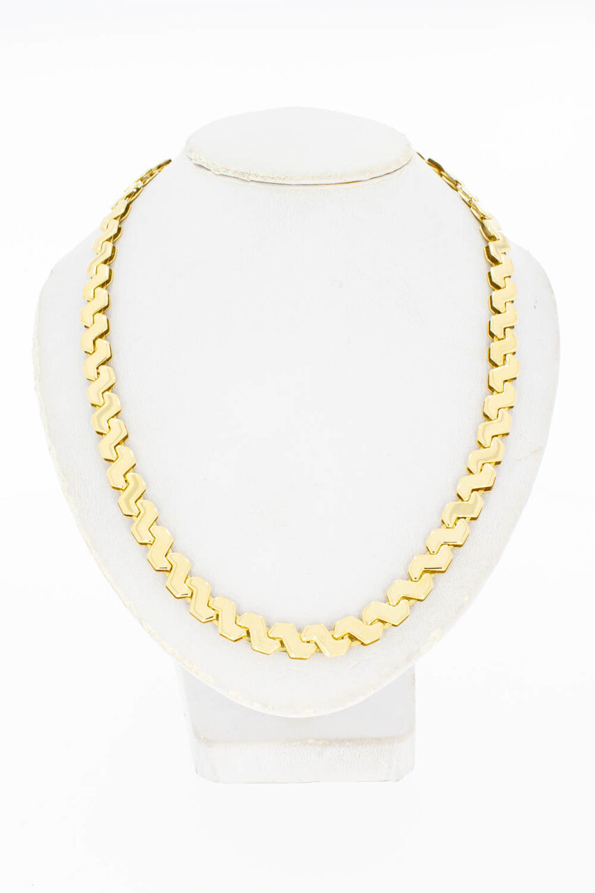 18 karaat gouden fantasie Collier - 43,4 cm