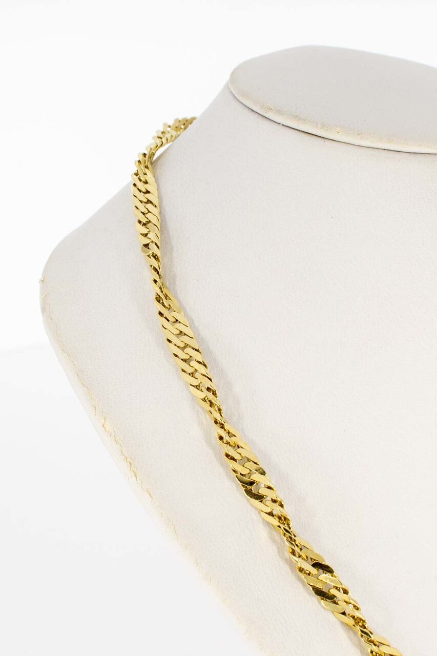 14 Karaat getwist Gourmet Collier- 40 cm