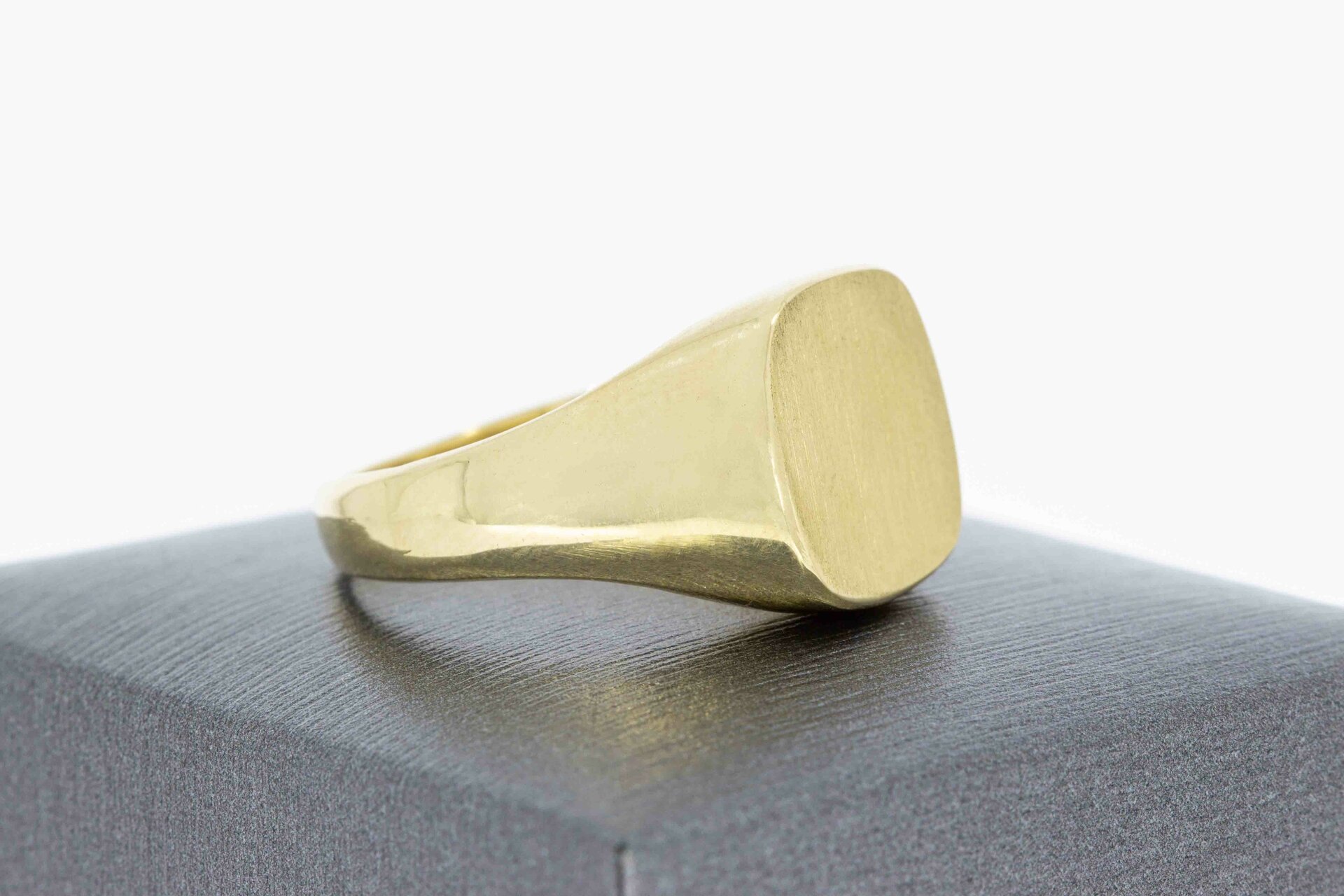 14 karaat goud heren Zegelring - 20,6 mm