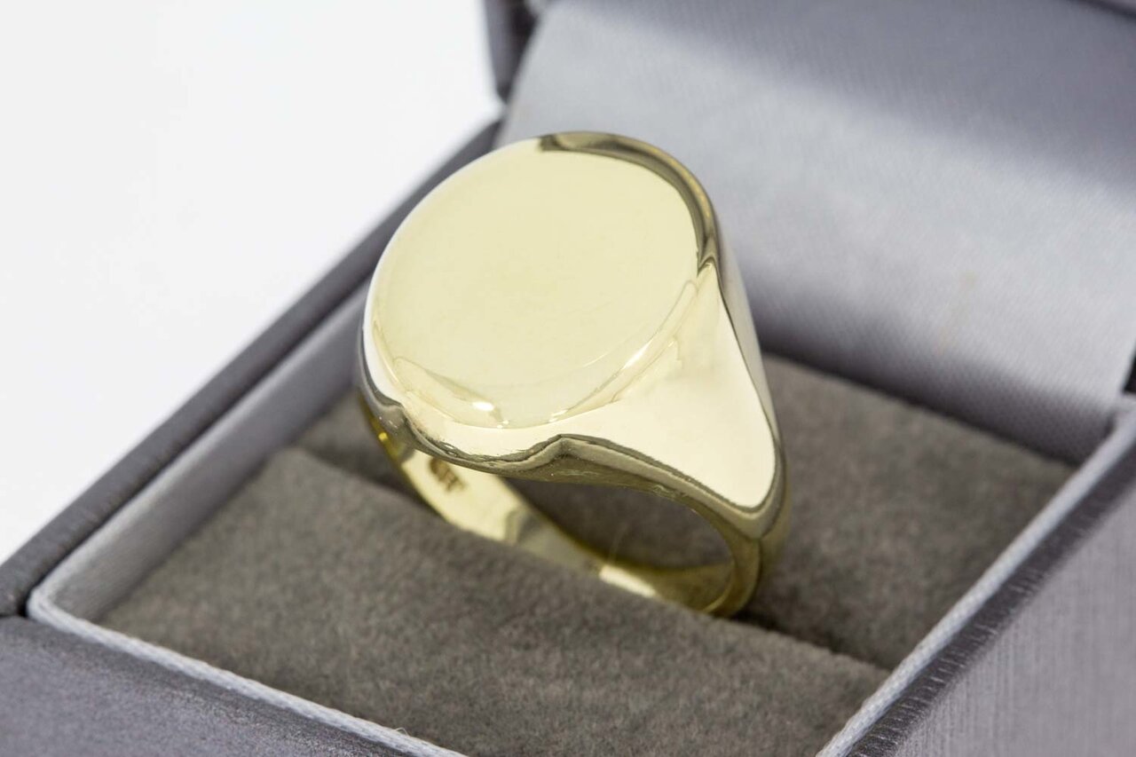 14 Karaat gouden Heren Zegelring - 20,5 mm