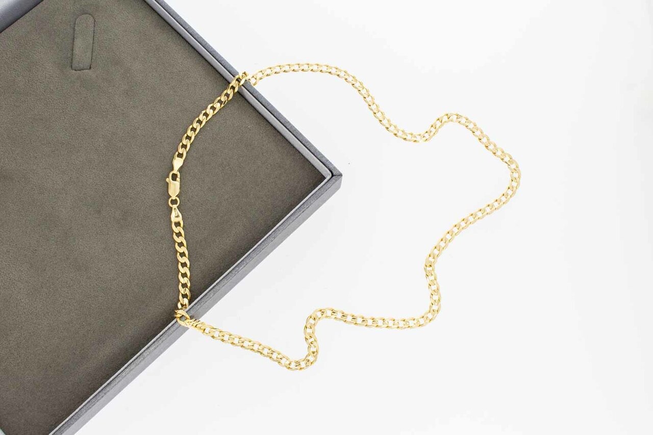 14 karaat Gourmet schakelketting - 48 cm