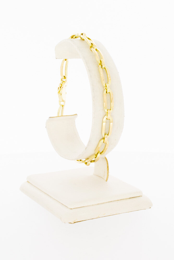 14 Karaat Anker dames armband - 20 cm