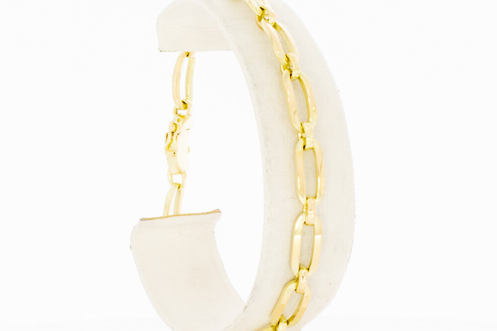 14 Karaat Anker dames armband - 20 cm