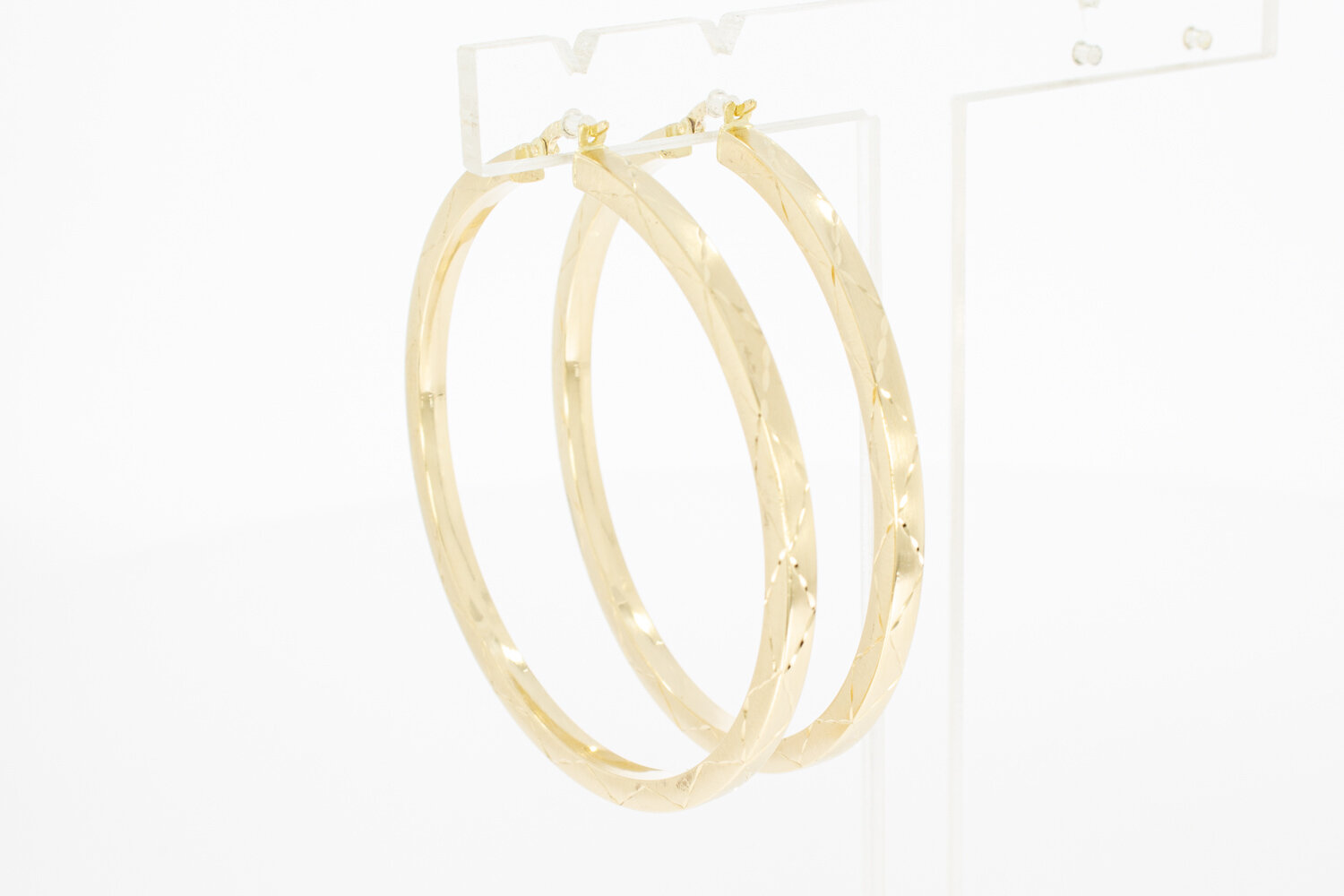 14 Karaat gouden dames oorringen - 5,5 cm