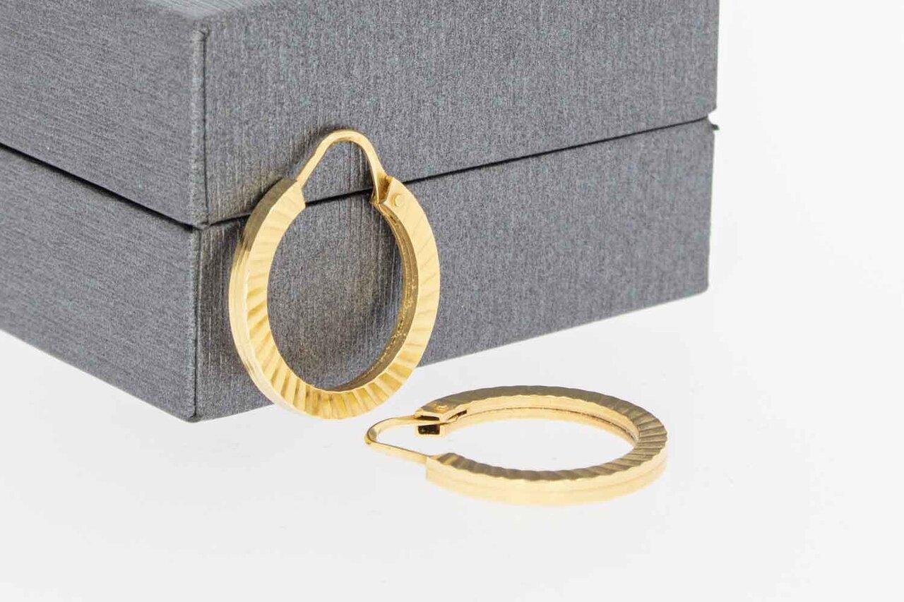 18 Karaat gouden Creolen Dames - 19,5 mm