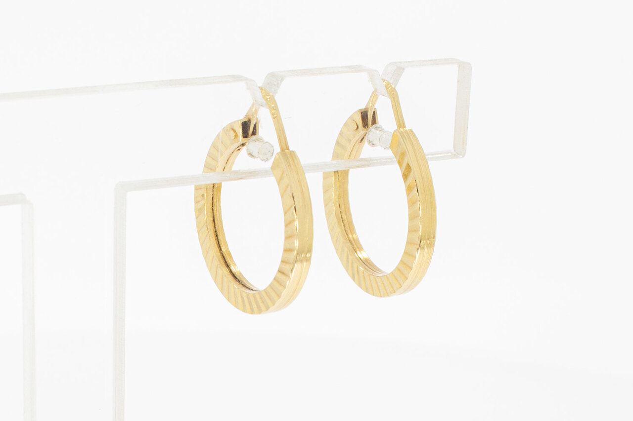 18 Karaat gouden Creolen Dames - 19,5 mm