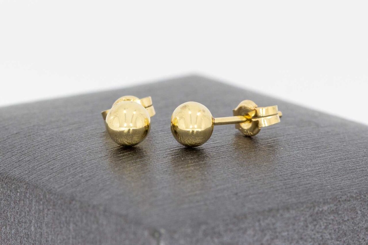Oorstekers dames 14 Karaat goud - 4,6 mm